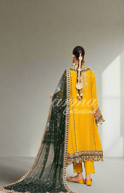 Yellow Kameez Suit