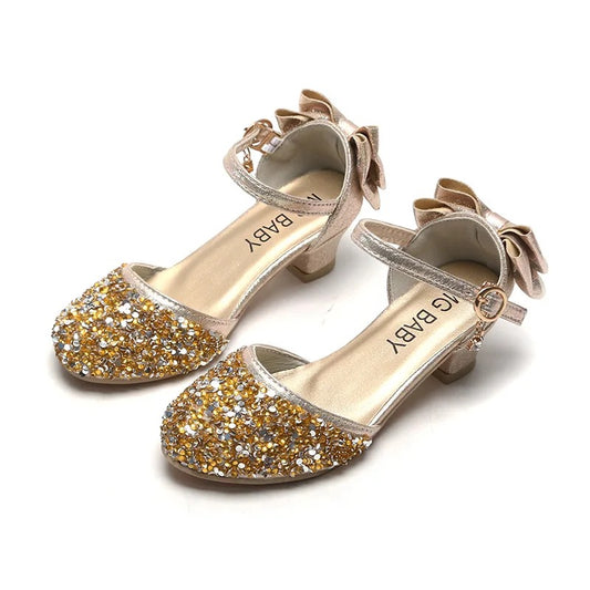 Gold Sparkly Heels