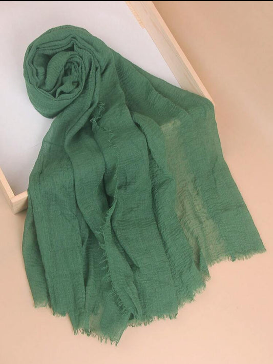 Green | Cotton Hijab