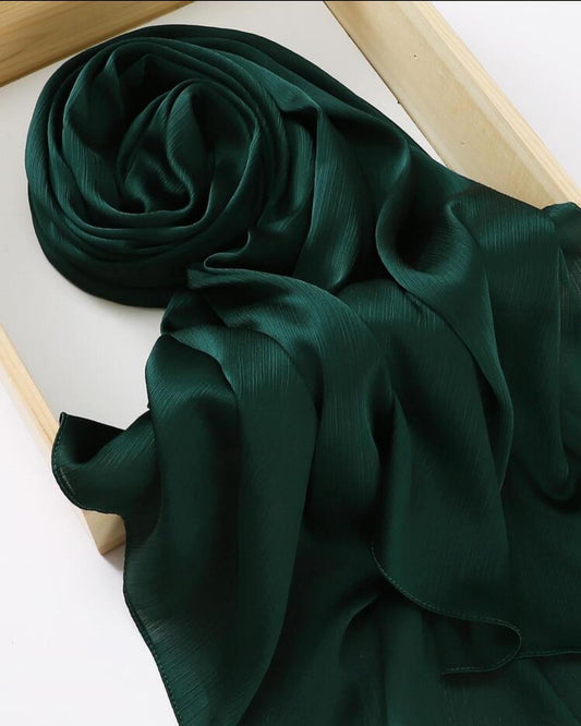 Crinkle Satin Hijab