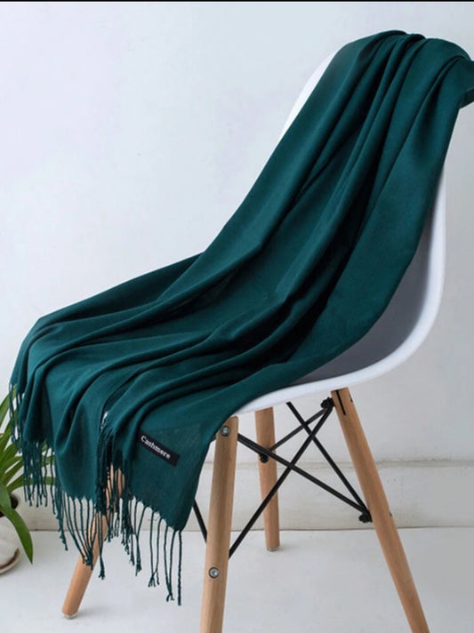 Dark Green | Cashmere Shawl