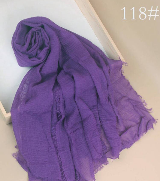 Bright Purple | Cotton Hijab