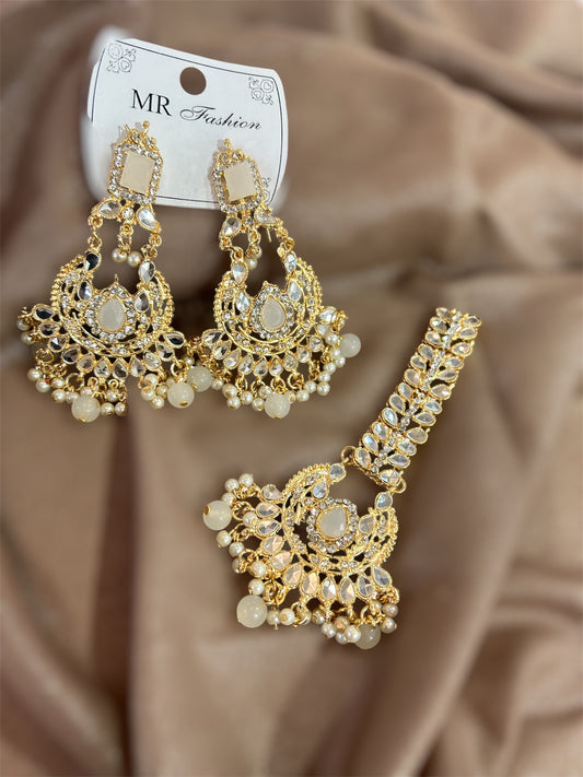 Earrings Teeka Set