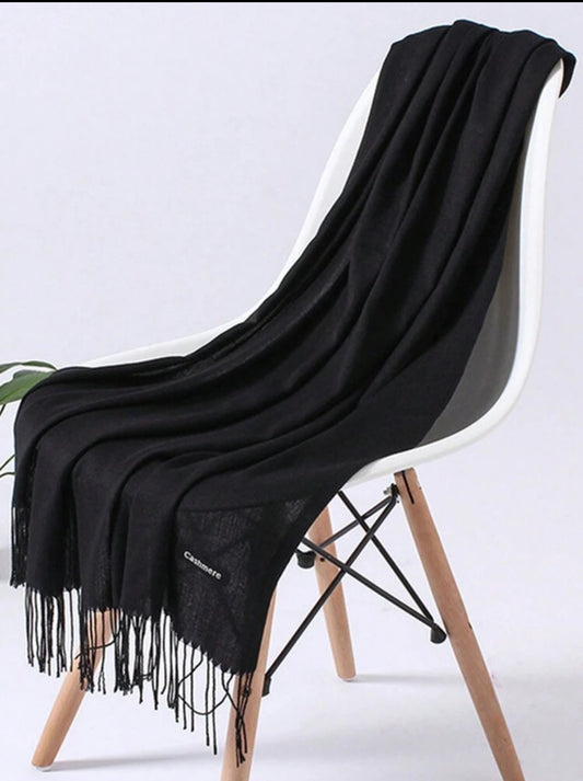 Black | Cashmere Shawl