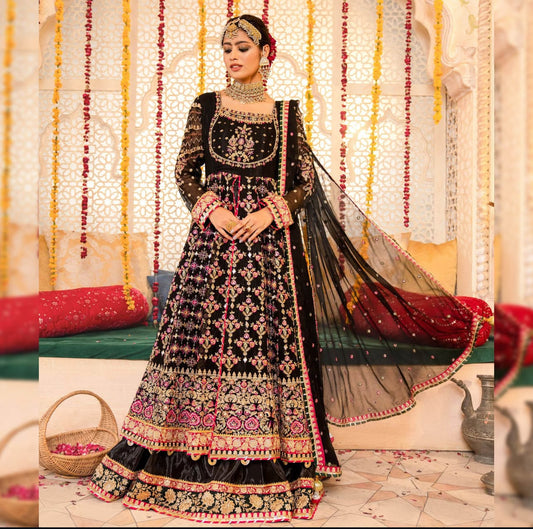 Black Pishwas | 2 PC