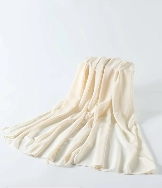 Beige | Chiffon Hijab