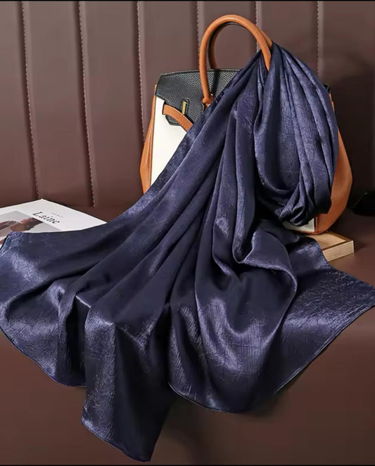 Crinkle Satin Hijab