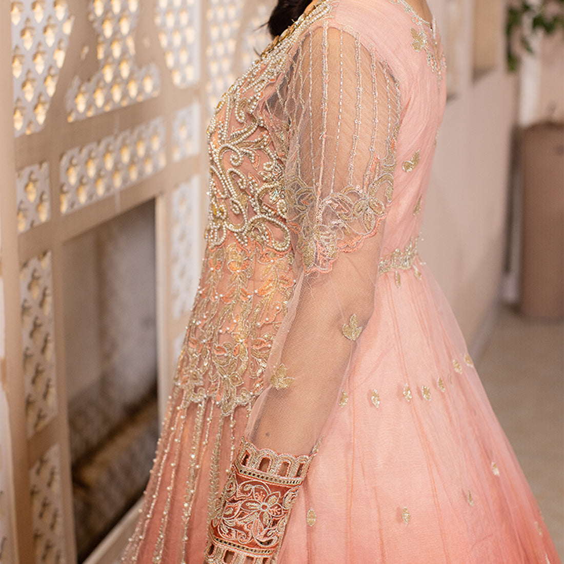 Peach Ombre | 3 PC Dress