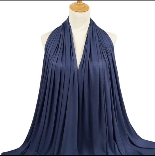 Blue | Jersey Hijab (Large)