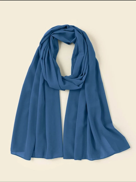 Blue | Chiffon Hijab