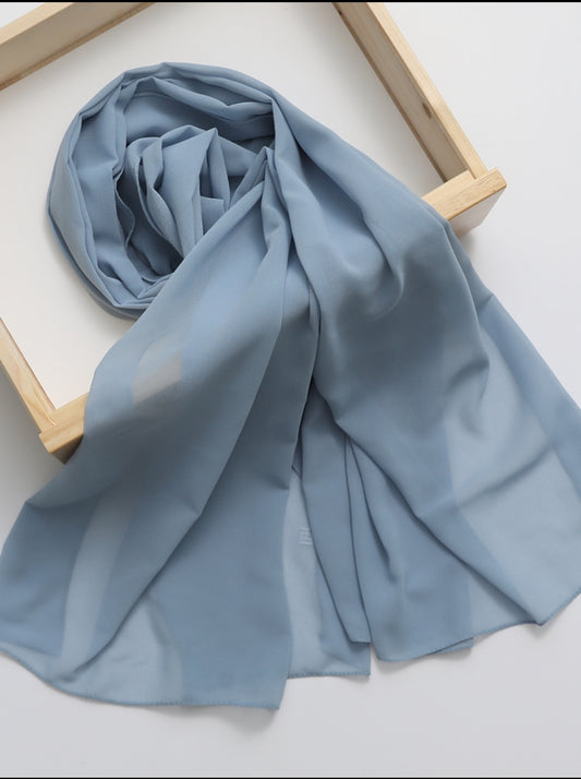 Baby Blue | Chiffon Hijab