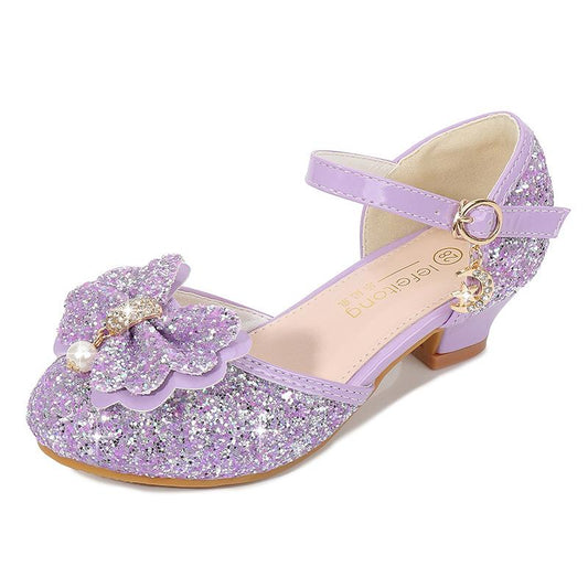 Purple kids heels