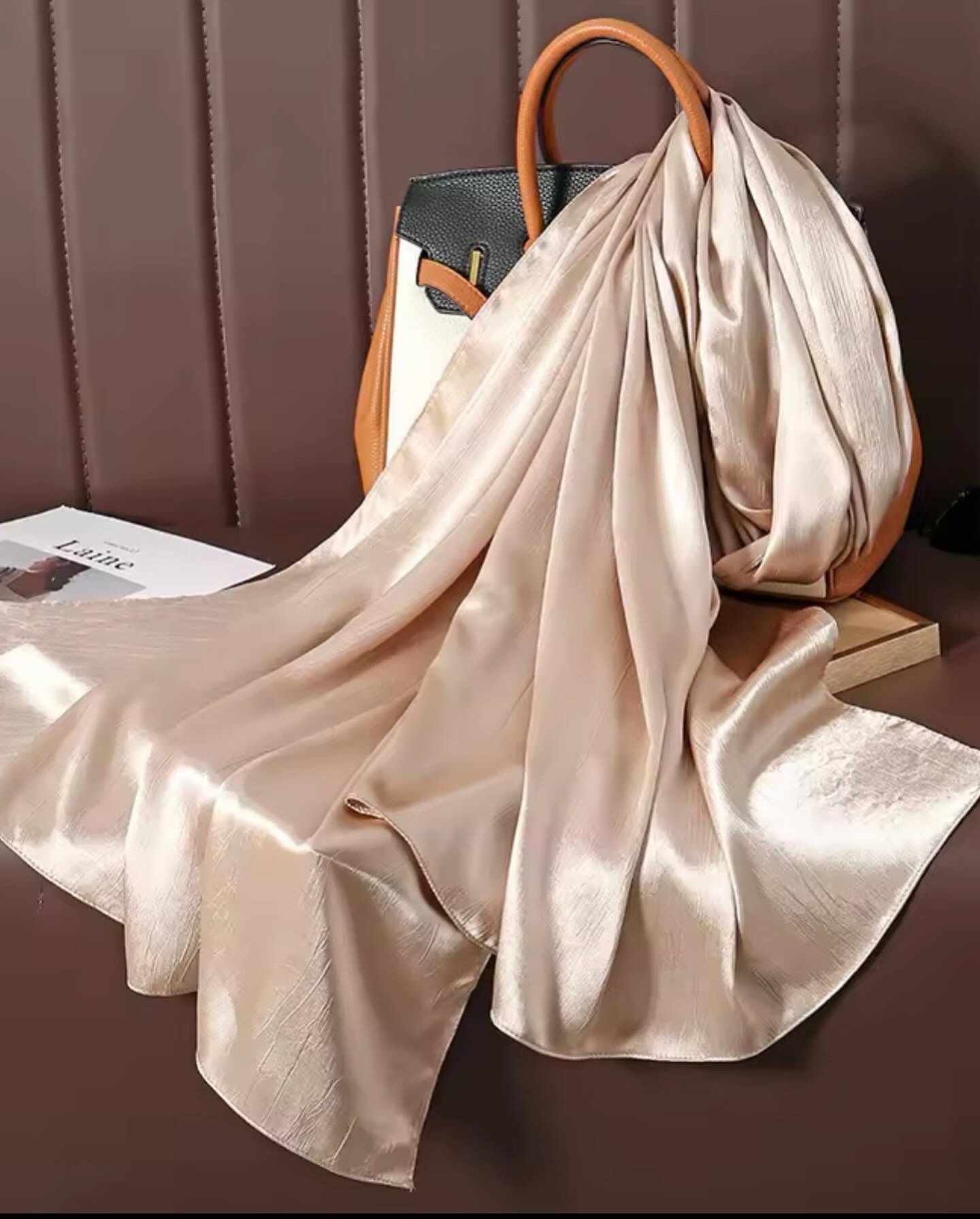 Crinkle Satin Hijab