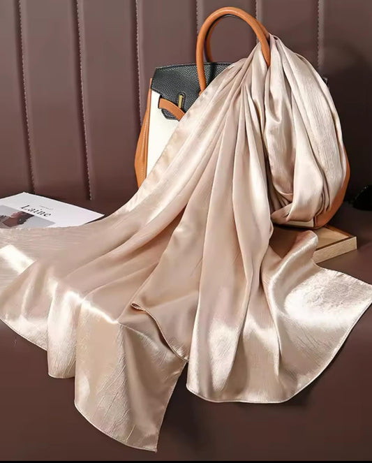Crinkle Satin Hijab