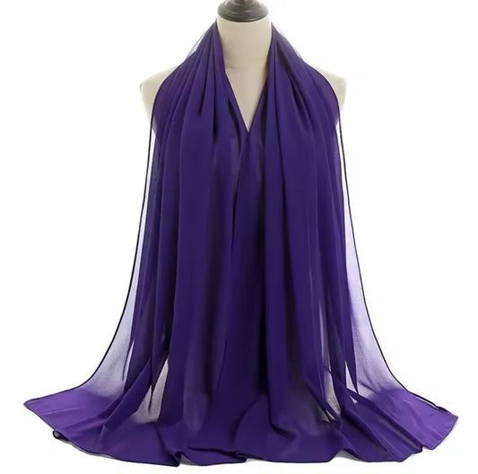 Purple | Chiffon Hijab