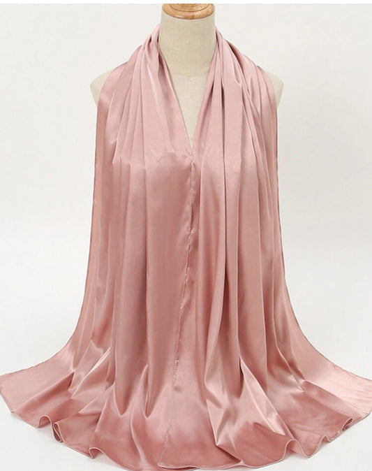 Pink | Satin Hijab