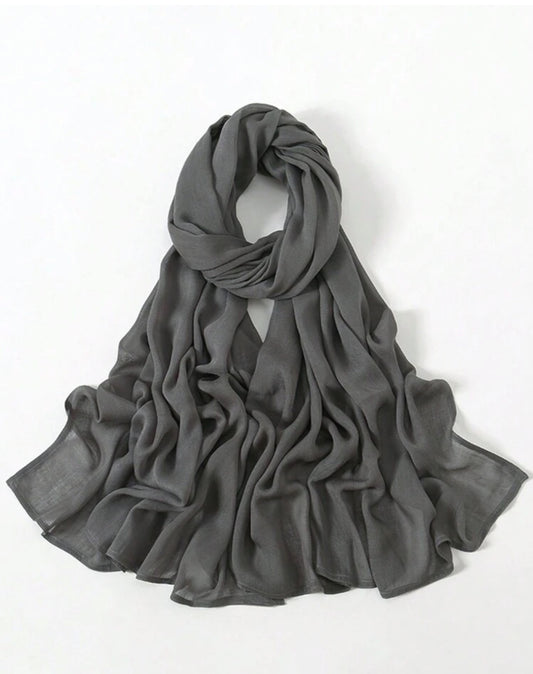 Dark Grey | Modal Hijab