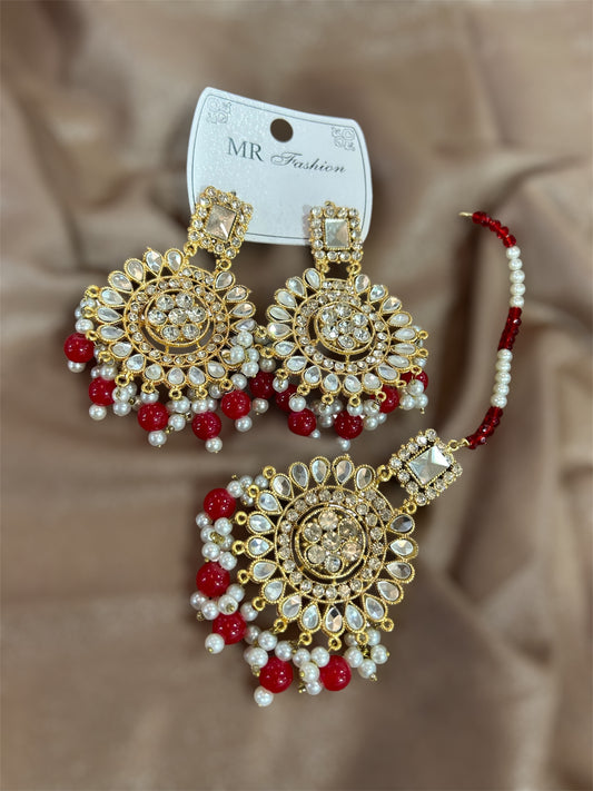 Red & White Pearls