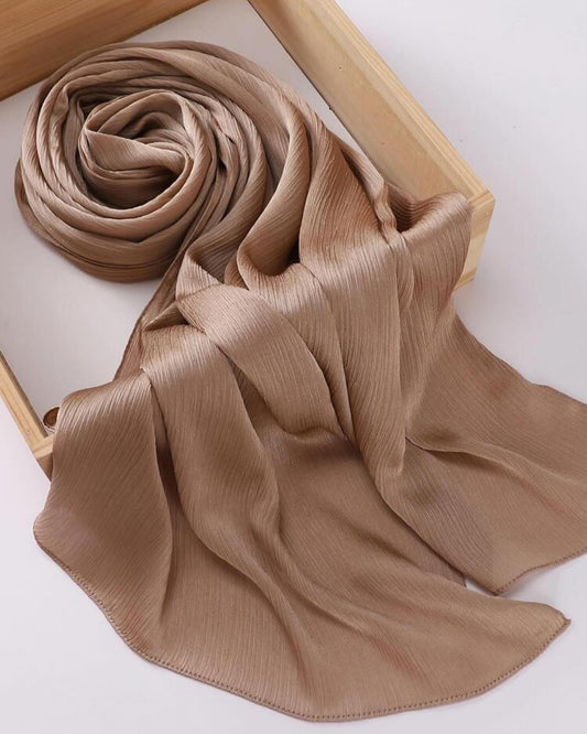 Crinkle Satin Hijab