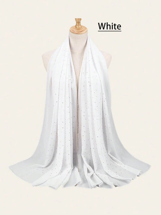 Chiffon Rhinestone Hijab