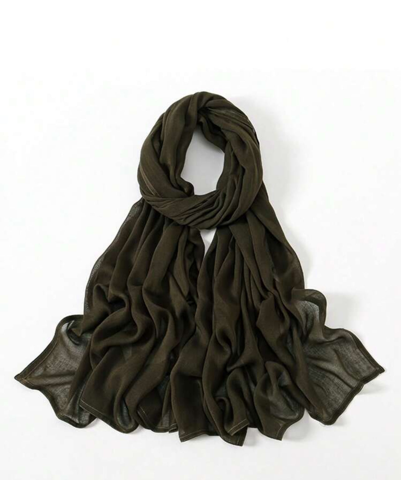 Olive Green Modal Hijab
