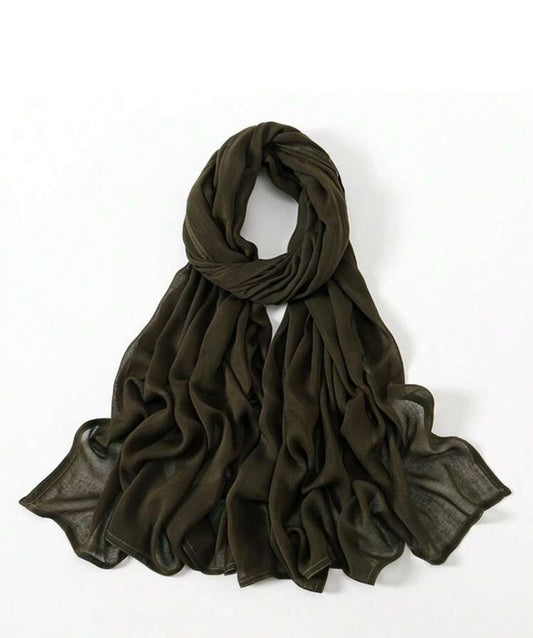 Olive Green Modal Hijab