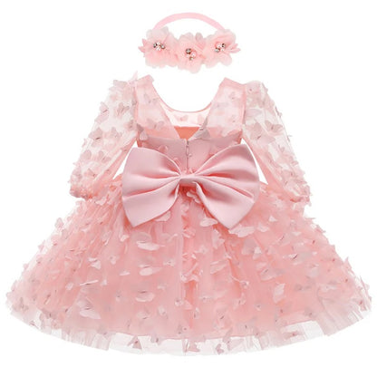 Pink Butterfly Dress