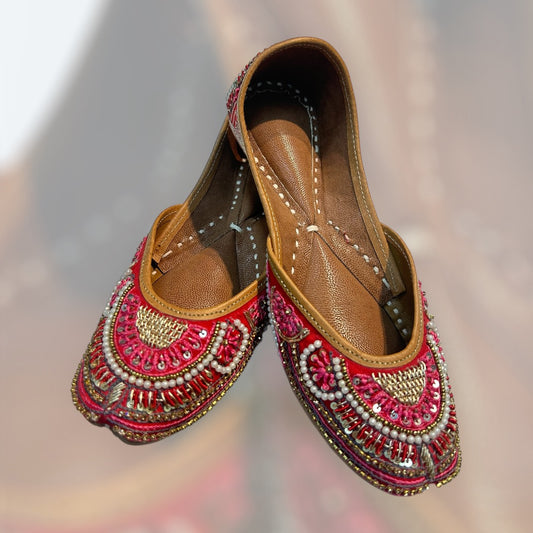 Punjabi Jutti - Red