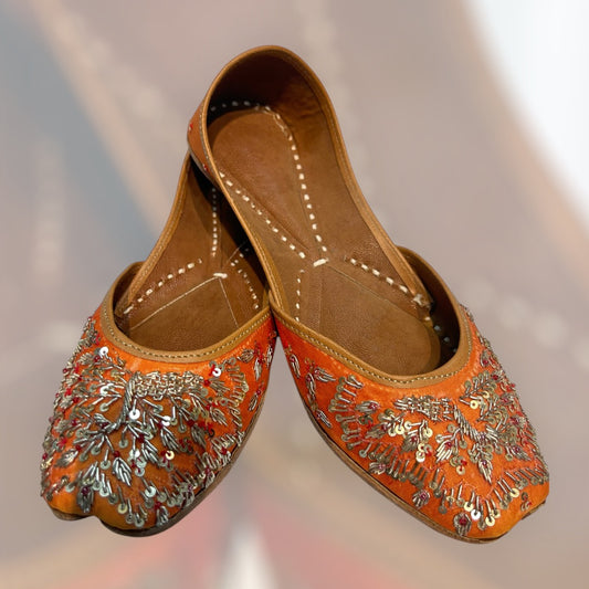 Punjabi Jutti - Orange