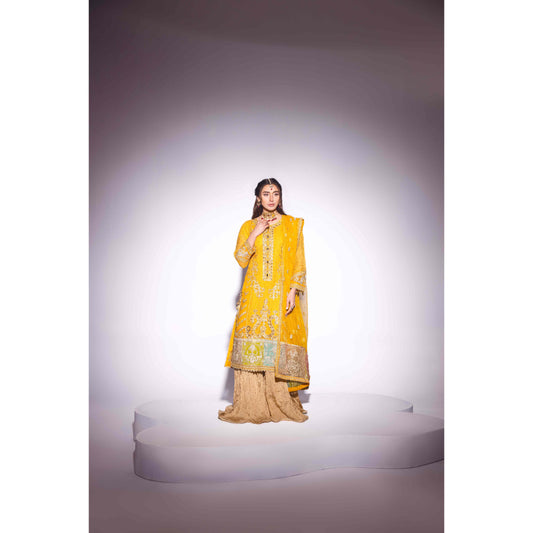 3 piece sharara suit