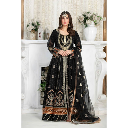 Black Maxi Dress - 3 Piece Suit