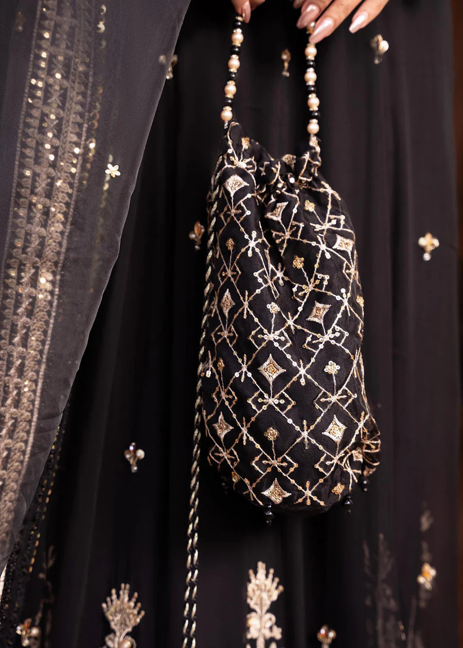 Black Maxi 3 piece dress
