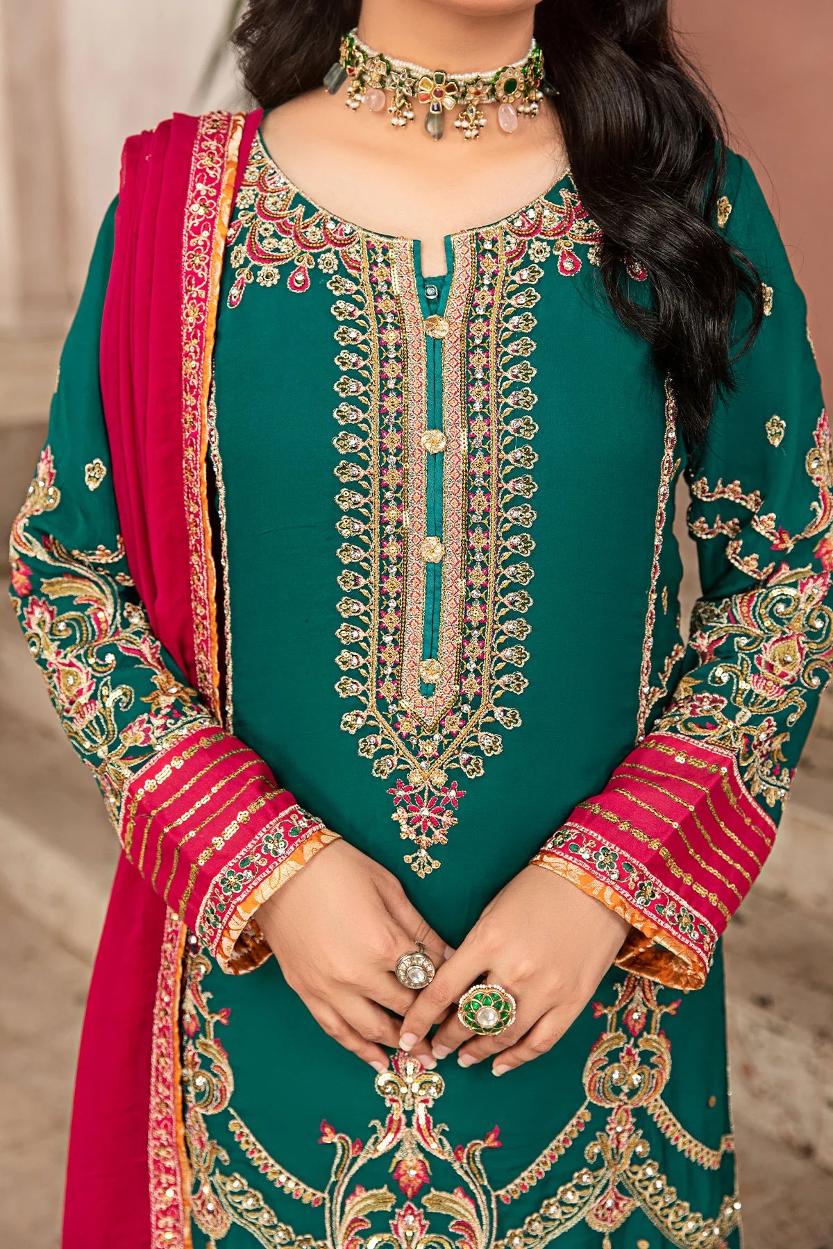 Chiffon Sharara Suit