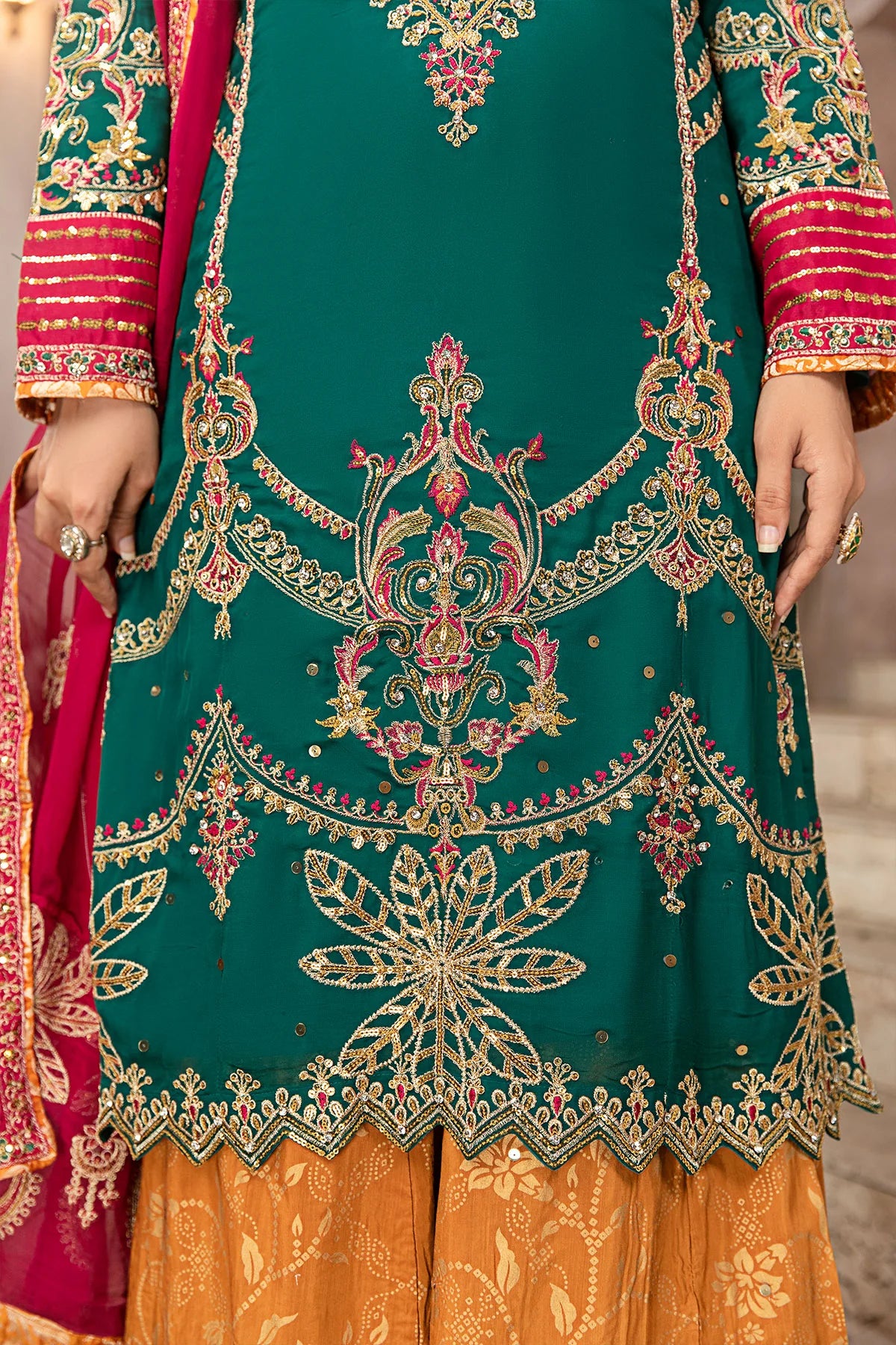 Chiffon Sharara Suit
