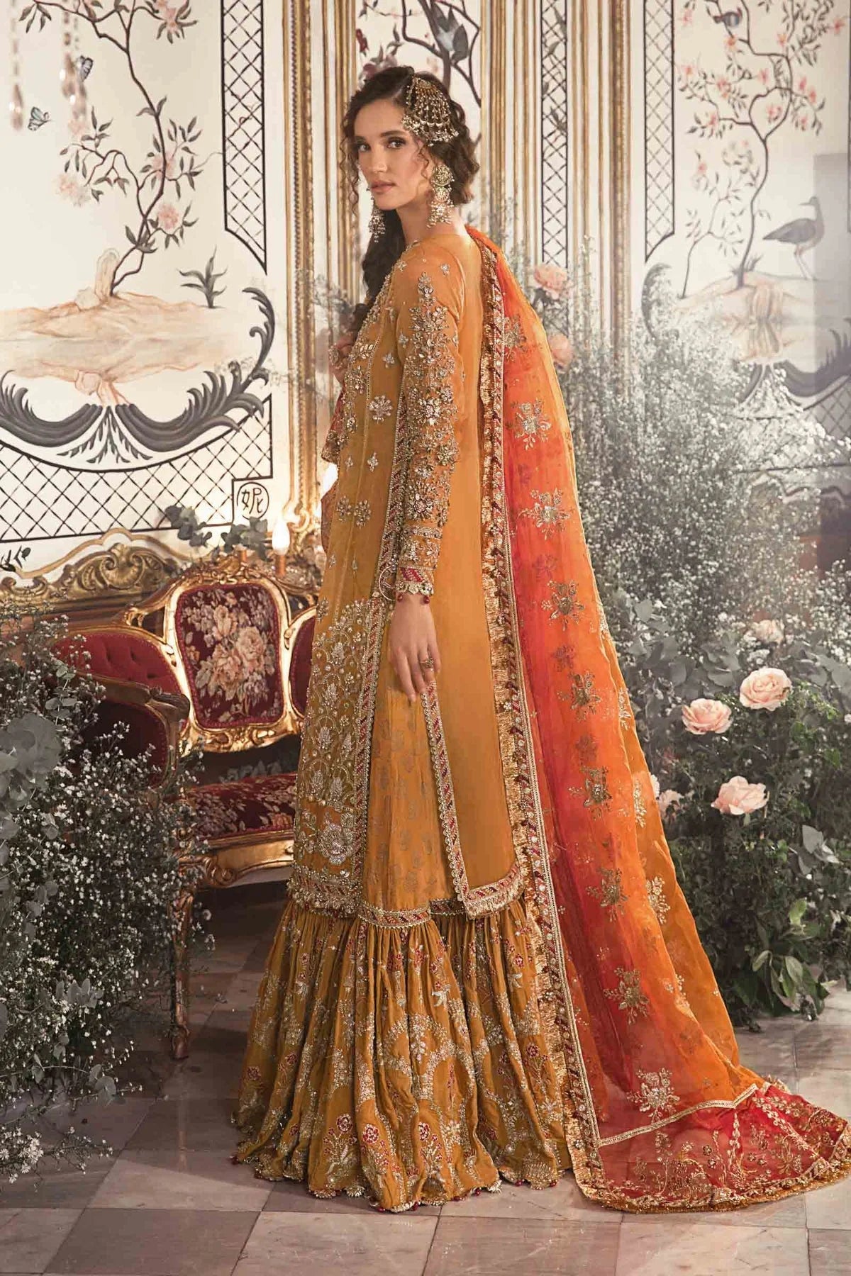 Long Shirt Gharara Suit