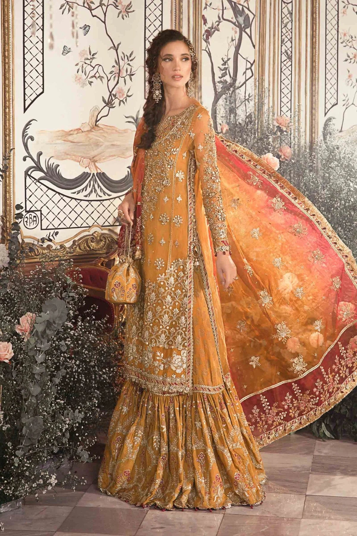 Long Shirt Gharara Suit